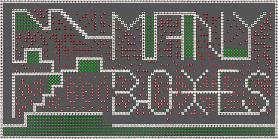 Sokoban Many Boxes level 6